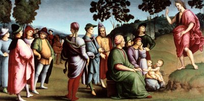 Vaftizci Yahya Vaazı, 1505 by Raffaello Sanzio Raphael