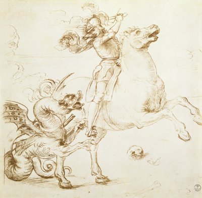 St. George and the Dragon  by Raffaello Sanzio Raphael