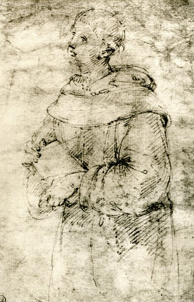 Bir Keşişin Çalışması, 1913. by Raffaello Sanzio Raphael