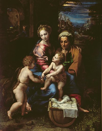 Kutsal Aile (La Perla) c.1518 by Raffaello Sanzio Raphael
