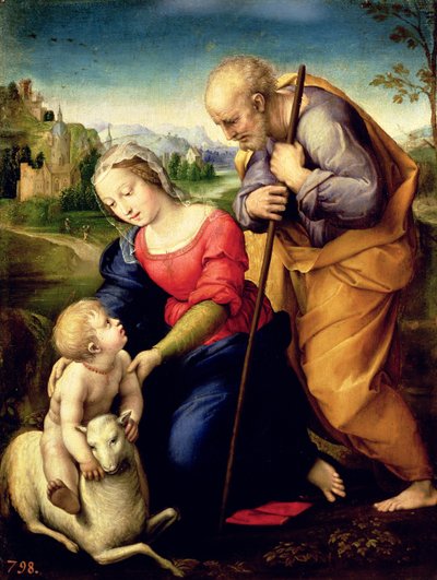 Kuzulu Kutsal Aile, 1507 by Raffaello Sanzio Raphael