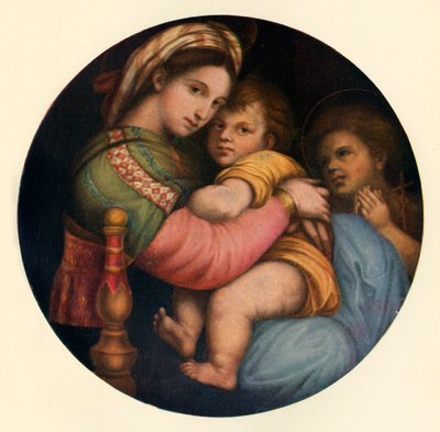 Madonna Della Sedia, c1514, c1912 by Raffaello Sanzio Raphael
