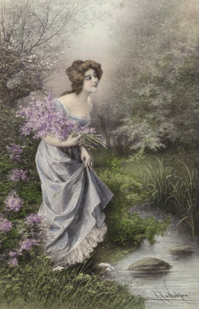 leylak kız by Raimund Ritter Von Brennerstein Wichera