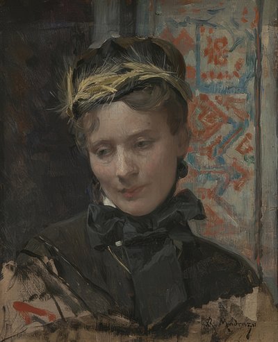Bir Hanımefendinin Portresi. 1885-95 by Raimundo de Madrazo y Garreta