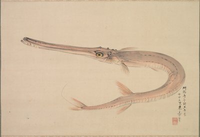 İğne Balığı Yagara, 1870. by Raisho Nakajima