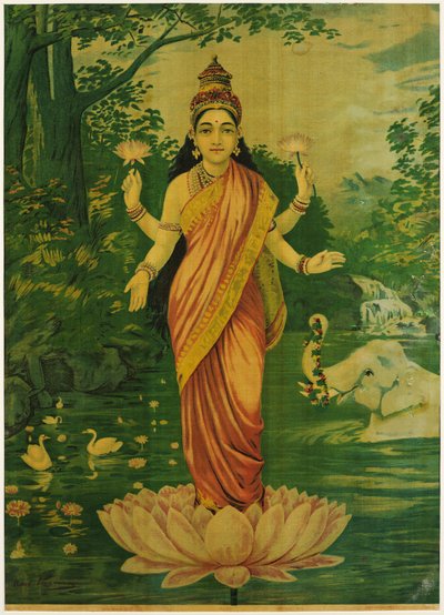 Lakshmi, Raja Ravi Varma, 1930