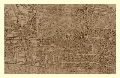 Londra Şehri, c1560-1620, 1886 by Ralph Agas