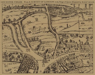 Leicester Fields, Kraliçe Elizabeth döneminde Londra