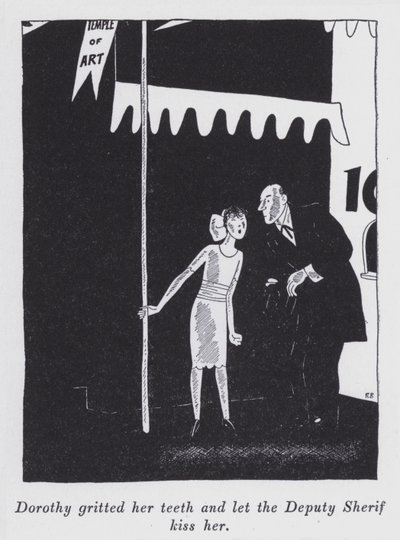 Anita Loos (lito) tarafından "Ama Beyler Esmerlerle Evlenir" için illüstrasyon by Ralph Barton