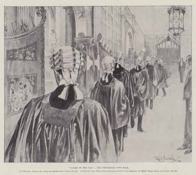 Bara Çağrıldı, Alayı Salona Girdi by Ralph Cleaver