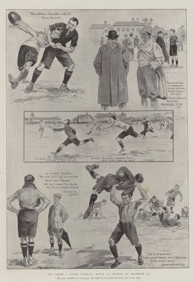 Kuzey - Güney Futbol Maçı, 15 Aralık'ta Bristol'de by Ralph Cleaver
