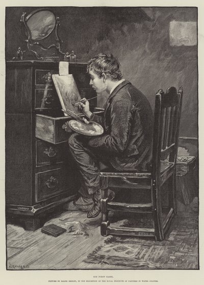 İlk Şövale by Ralph Hedley