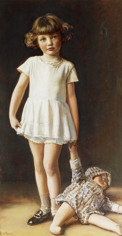 Oyuncak Bebekli Kız by Ralph Peacock