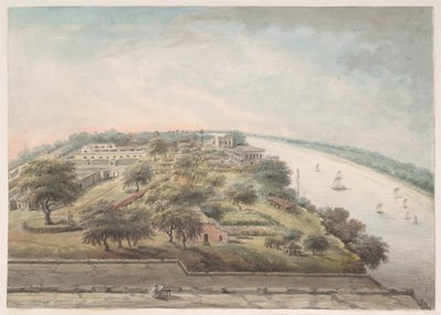 Patna'daki Opium Goddown'dan kuşbakışı görünüm by Ram Sita