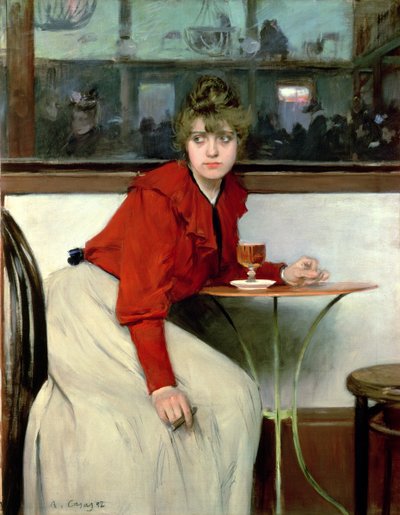 Bir Barda Chica by Ramon Casas i Carbo