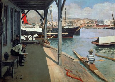 Barselona Limanı by Ramon Casas i Carbo