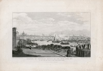 Waterloo Köprüsü, Londra, 18 Haziran 1817