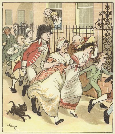 Kuduz Bir Köpeğin Ölümü Üzerine Bir Ağıt by Randolph Caldecott