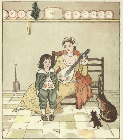 Kuduz Bir Köpeğin Ölümü Üzerine Bir Ağıt by Randolph Caldecott