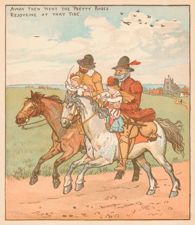 Güzel Hatunlara Gittiler, Gelgitte Sevindiler c1878. by Randolph Caldecott