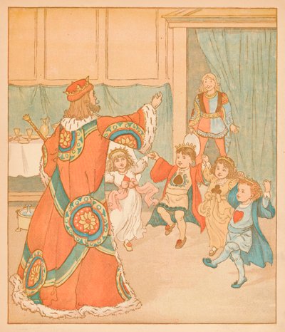 Kalplerin Kralı, Tartları Çağırdı, 1880. by Randolph Caldecott