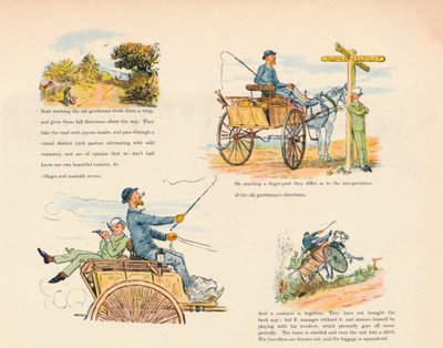 Bir Köpek Arabasının Garip Maceraları, 1888, 1946 by Randolph Caldecott