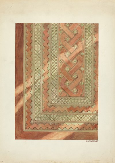 Confessional Deri Koltuk (Detay) by Randolph F. Miller