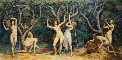 Elma toplayan periler by Randolph Schwabe