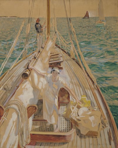 Tartı Çapası (tuval üzerine yağlı boya) by Raoul Du Gardier