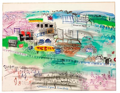 Epsom Yarış Pisti by Raoul Dufy