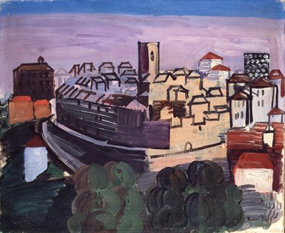 Vence yakınındaki manzara by Raoul Dufy