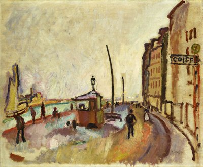 Le Havre, c.1906-07 (tuval üzerine yağlıboya) by Raoul Dufy