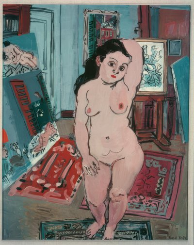 Arum Zambakları ile Çıplak by Raoul Dufy