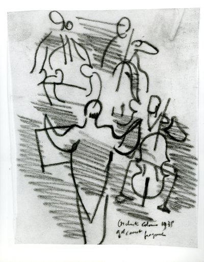 Orchestre Colonne by Raoul Dufy