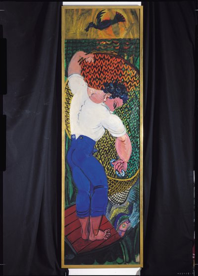 Ağıyla Balıkçı (tuval üzerine yağlıboya) by Raoul Dufy