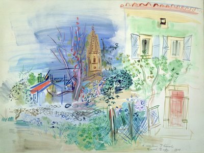 Perpignan manzarası by Raoul Dufy