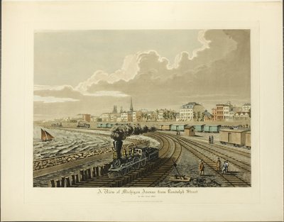 1865 Yılında Randolph Caddesi