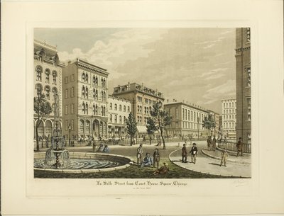 1865 Yılında Chicago, Adliye Sarayı Meydanı