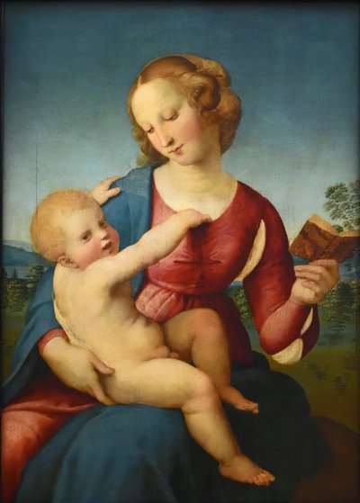 Almanca:  Çocuklu Meryem / Madonna Colonna Colonna Madonna by Raphael