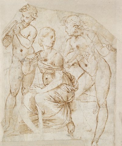 Müzisyenler Grubu, 16. yüzyılın başları by Raphael