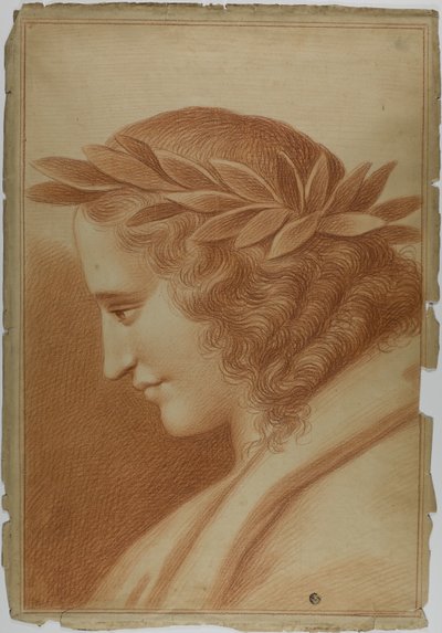 Laurel ile taçlanan şair by Raphael