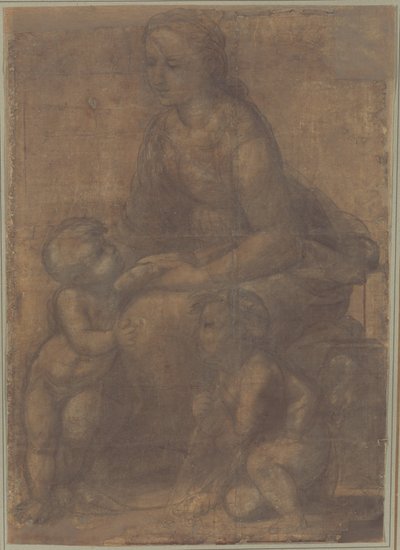 Vaftizci Yahya ile Madonna ve Çocuk by Raphael