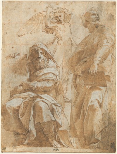 Hoşea ve Yunus Peygamberler by Raphael