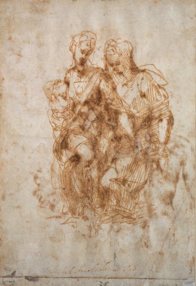 Aziz Anne ile Bakire ve Çocuk, c1500-1520 by Raphael