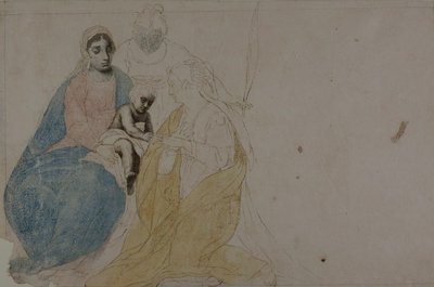 Azizler ile Bakire ve Çocuk by Raphael