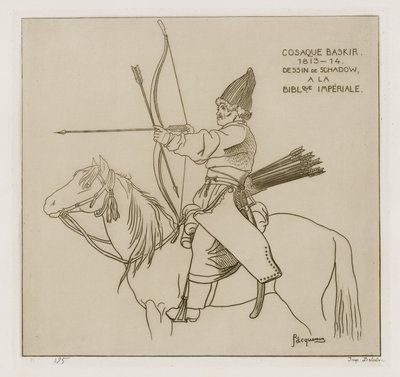 Bashkir Cossack, 1813-1814  by Raphael Jacquemin