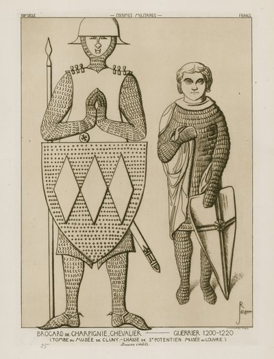 Brocard of Charpignie, knight - soldier, 1200-1220  by Raphael Jacquemin