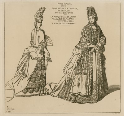 1694-5 arası kostümler by Raphael Jacquemin