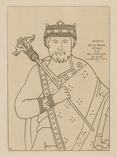 Henry I, Fransa Kralı, 1031-1060 by Raphael Jacquemin
