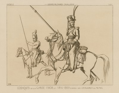 Muhafız Rus Kazakları (1808 ve 1814-15) by Raphael Jacquemin